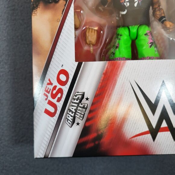 WWE Elite Greatest Hits JEY USO 7" Wrestling Action Figure Usos Yeet NEW Sealed - Picture 7 of 11